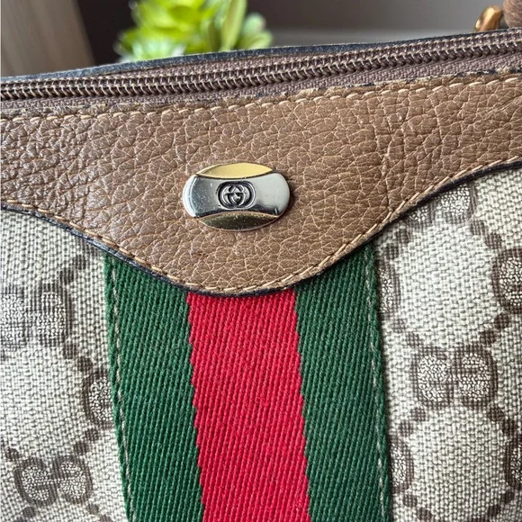 GUCCI Vintage Sherry Line Boston Bag 🤎 - Picture 2 of 16